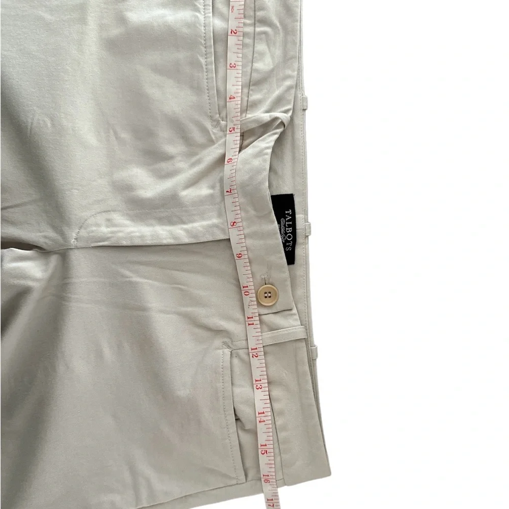 TALBOTS‎ Women’s Size 8 Beige Hampshire Ankle Pants Career High Waist Work